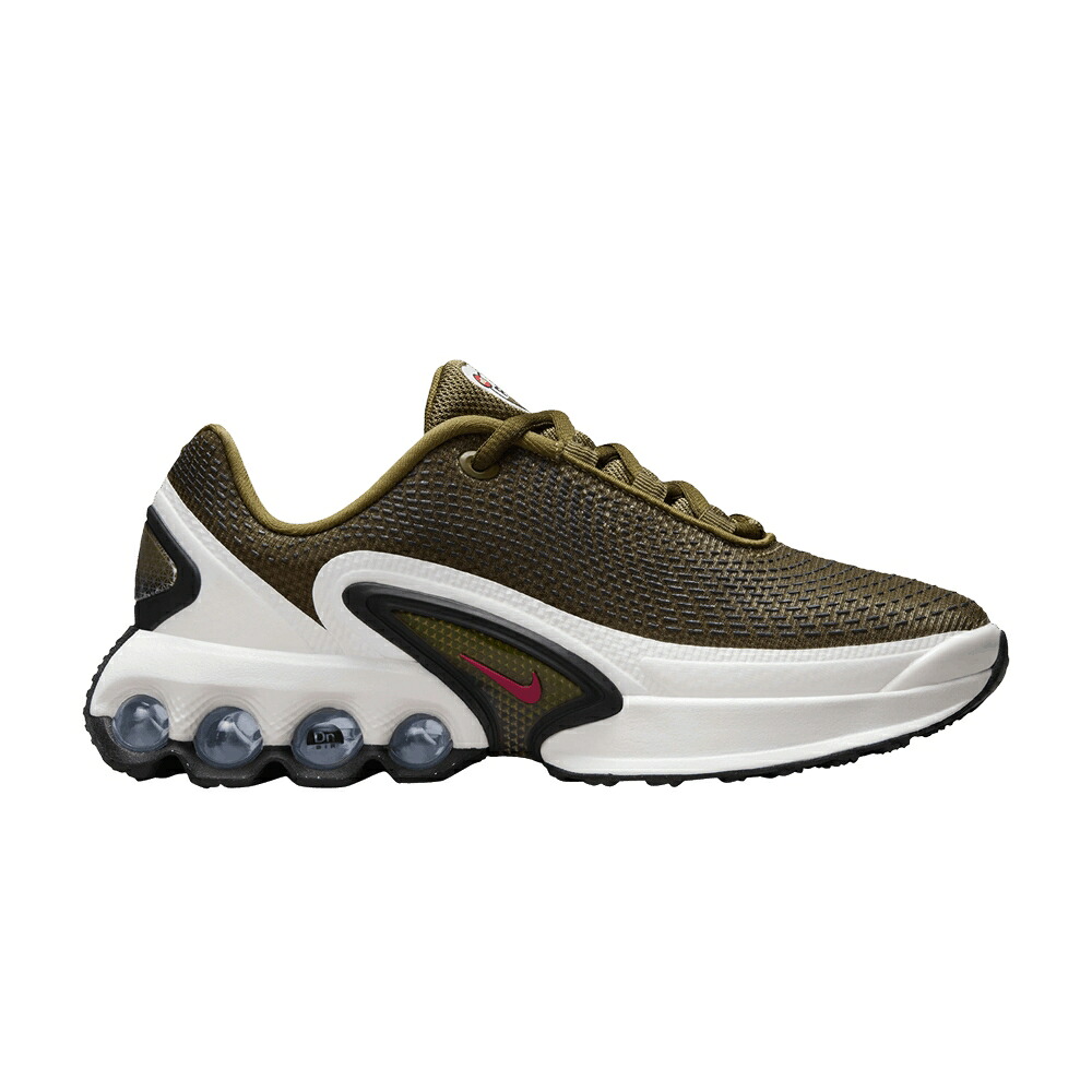 ナイキ マックス オリーブ 黒色 ブラック エアマックス 'OLIVE FLAK' ジュニア キッズ NIKE AIR MAX DN GS / OLIVE FLAK BLACK OLIVE FLAK GYM ベビー マタニティ スニーカー｜スニケス