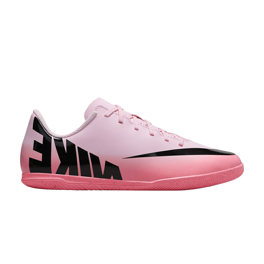 ナイキ クラブ ピンク 黒色 ブラック 'MAD PACK' ジュニア キッズ NIKE MERCURIAL VAPOR 15 CLUB IC GS BRILLIANCE / PINK FOAM BLACK ベビー マタニティ スニーカー｜スニケス