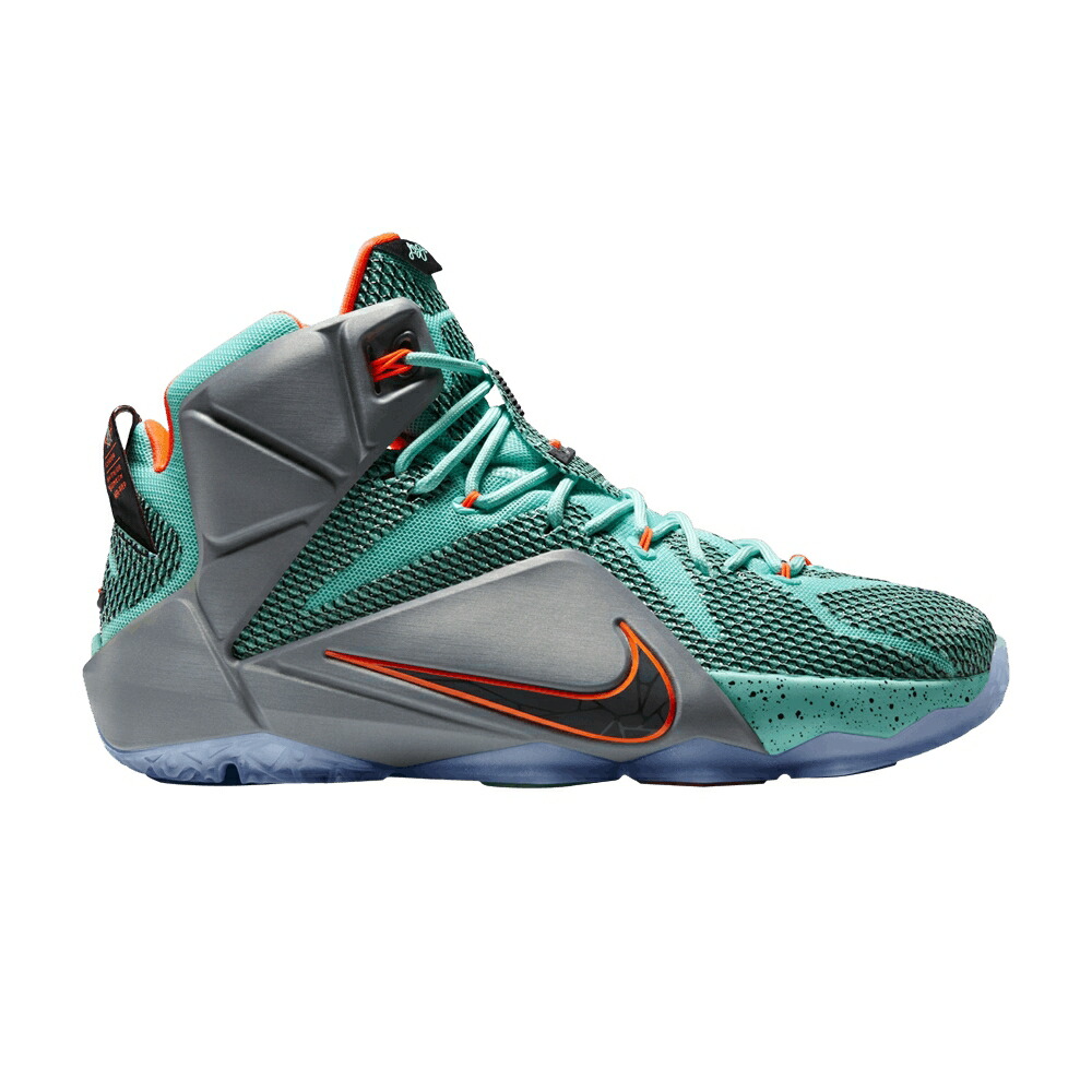 ナイキ レブロン 黒色 ブラック NSRL スニーカー メンズ NIKE LEBRON 12 EP / HYPER TURQUOISE BLACK METALLIC