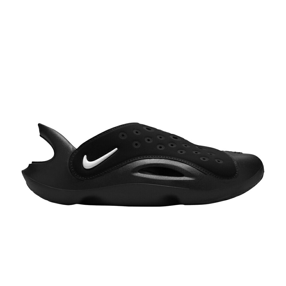 ナイキ アクア スウッシュ スウォッシュ 黒いこと 黒いこと 白いこと 白いこと \u0027BLACK\u0027 御坊っちゃん キッズ NIKE AQUA SWOOSH SANDAL GS / BLACK ANTHRACITE WHITE もの言う花 マタニティ スニーカー