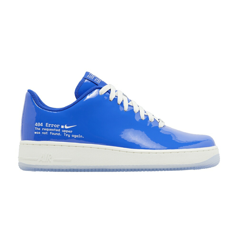 ナイキ 青色 ブルー 白色 ホワイト エアフォース '404 ERROR' スニーカー メンズ NIKE AIR FORCE 1 LOW / RACER BLUE WHITE