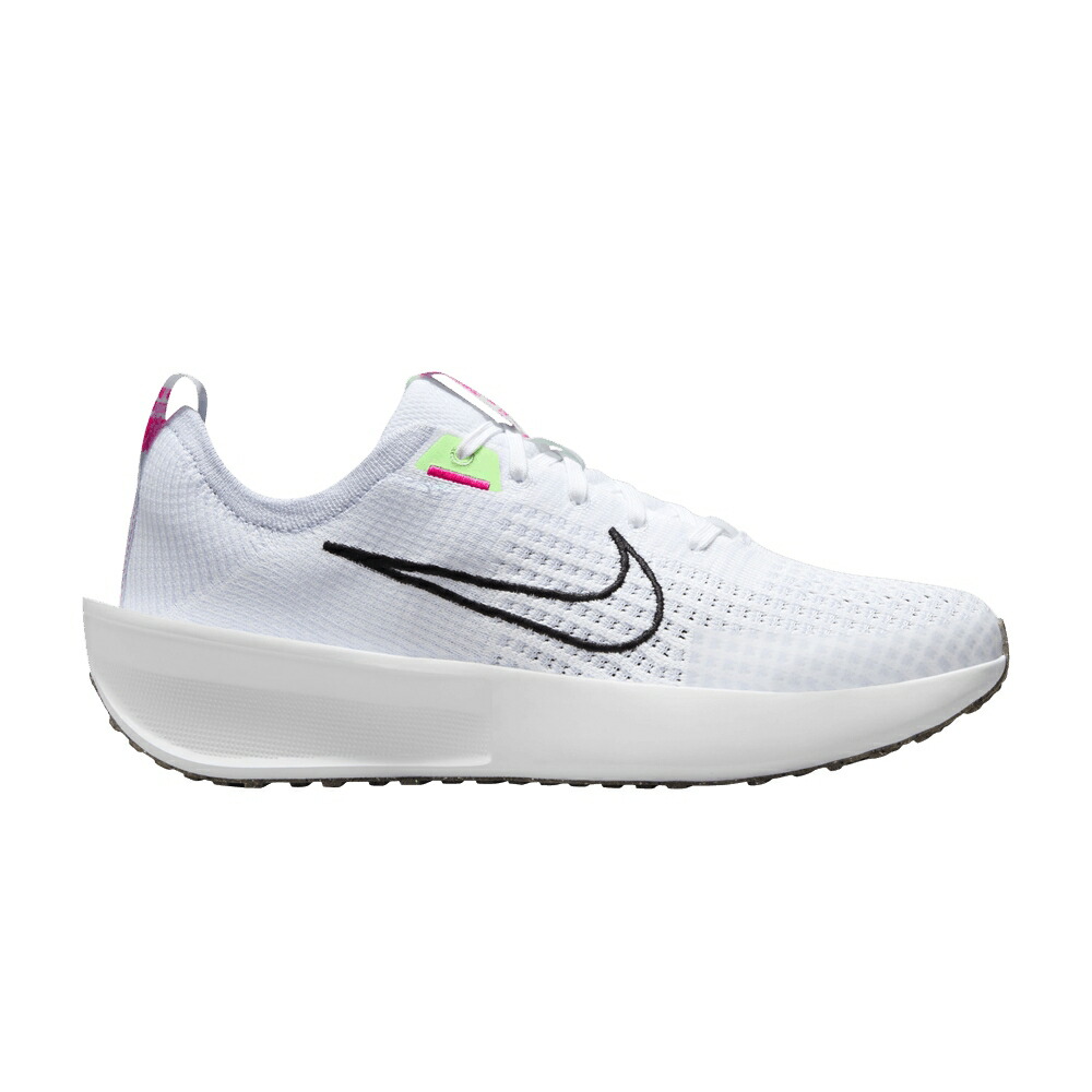 ナイキ ラン 黒色 ブラック 白色 ホワイト 灰色 グレー 緑 グリーン WHITE GREEN スニーカー レディース NIKE WMNS INTERACT RUN BLACK / WHITE FOOTBALL GREY VAPOR GREEN
