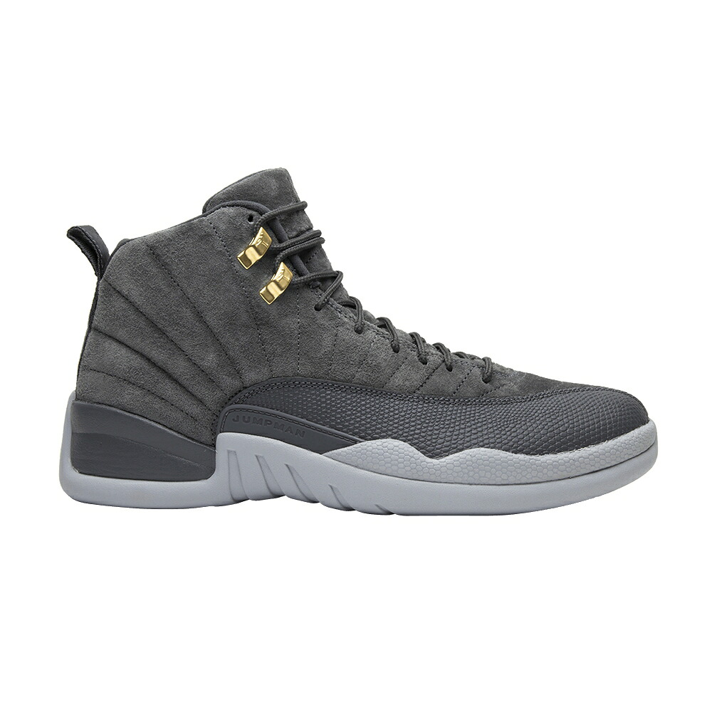 ナイキ 薄墨色 薄墨色 エアジョーダン \u0027DARK GREY\u0027 スニーカー メンズ AIR JORDAN AIR JORDAN 12 RETRO / DARK GREY DARK GREY WOLF GREY