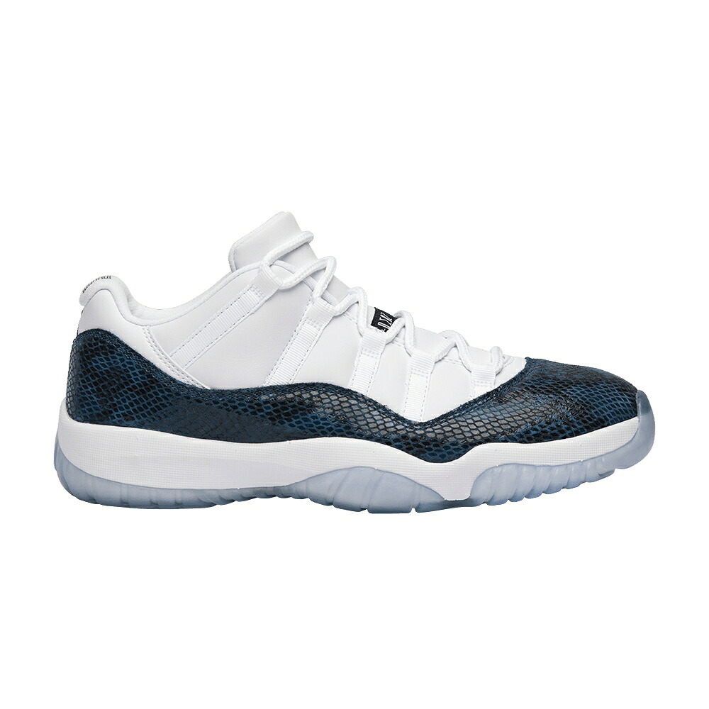 ナイキ 白いこと 白いこと 黒いこと 黒いこと 紺色 米国海軍 エアジョーダン \u0027NAVY SNAKESKIN\u0027 スニーカー メンズ AIR JORDAN AIR JORDAN 11 RETRO LOW 2019 / WHITE BLACK NAVY メンズ靴-靴-スニーカー