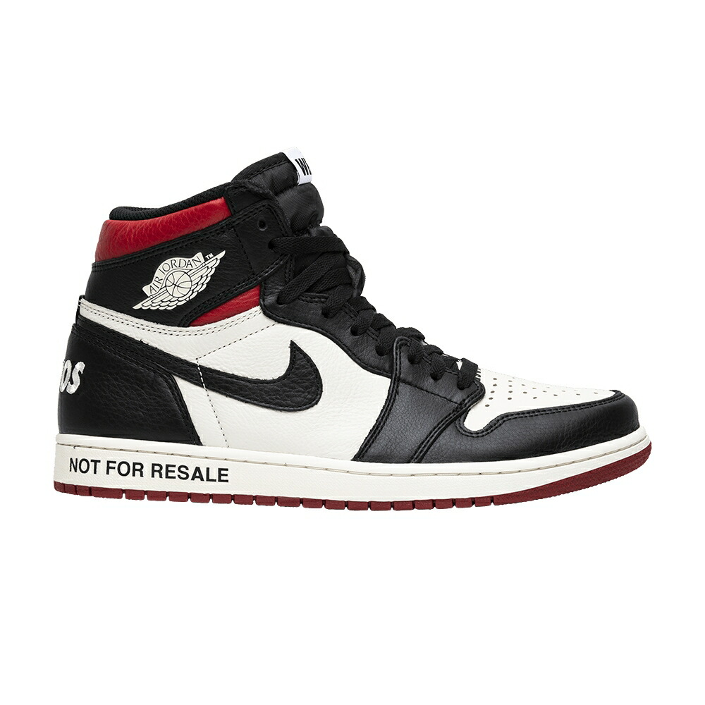 ナイキ ハイ 黒色 ブラック 赤 レッド エアジョーダン 'NOT RESALE' スニーカー メンズ AIR JORDAN AIR JORDAN 1 RETRO HIGH OG NRG FOR / SAIL BLACK VARSITY RED