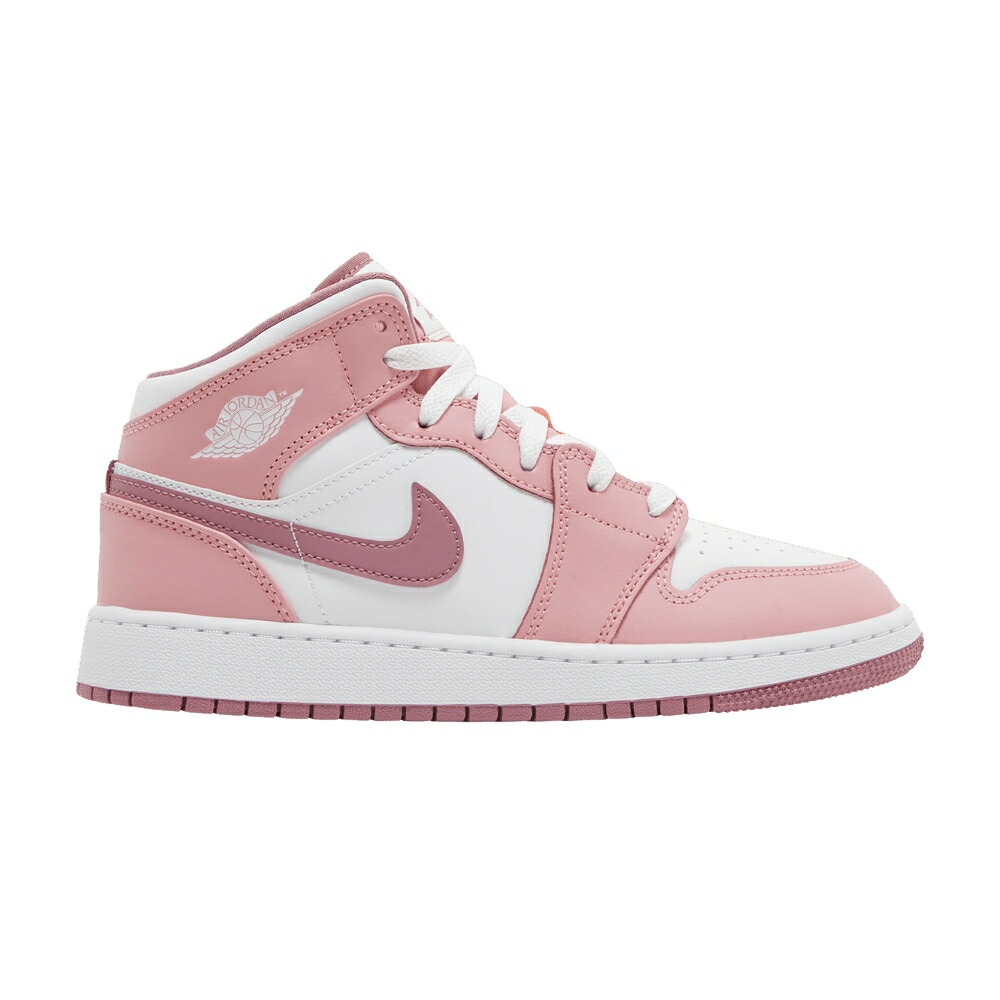 ナイキ ミッド 白色 ホワイト エアジョーダン VALENTINE 2023 ジュニア キッズ AIR JORDAN AIR JORDAN 1 MID GS DAY / CORAL CHALK DESERT BERRY WHITE ベビー マタニティ スニーカー