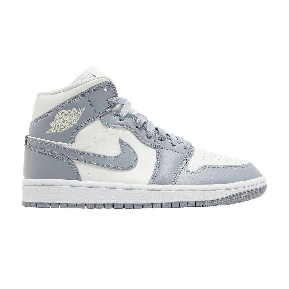 ナイキ ミッド ステルス 白いこと 白いこと エアジョーダン \u0027STEALTH\u0027 スニーカー レディース AIR JORDAN WMNS AIR JORDAN 1 MID / SAIL STEALTH WHITE スニーカー-レディース靴
