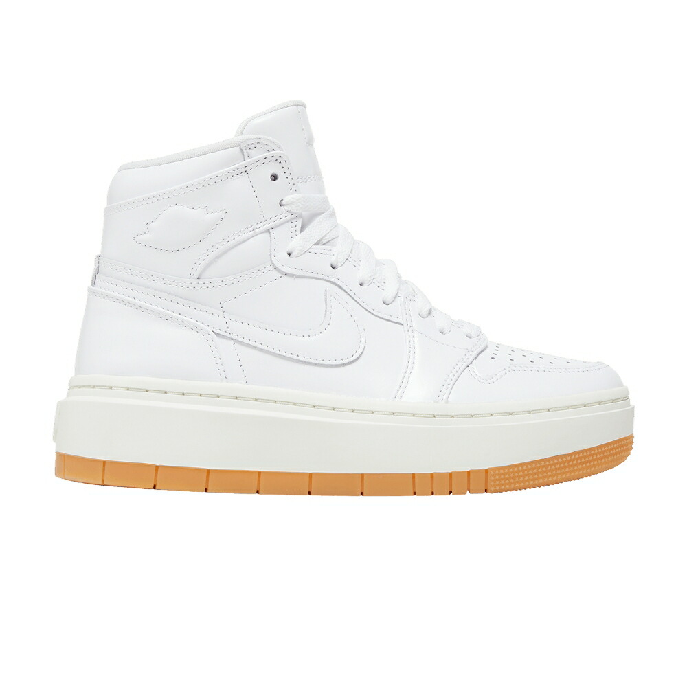 ナイキ ハイ 白色 ホワイト 茶色 ブラウン エアジョーダン 'WHITE GUM' スニーカー レディース AIR JORDAN WMNS AIR JORDAN 1 ELEVATE HIGH SE / WHITE WHITE SAIL GUM LIGHT BROWN