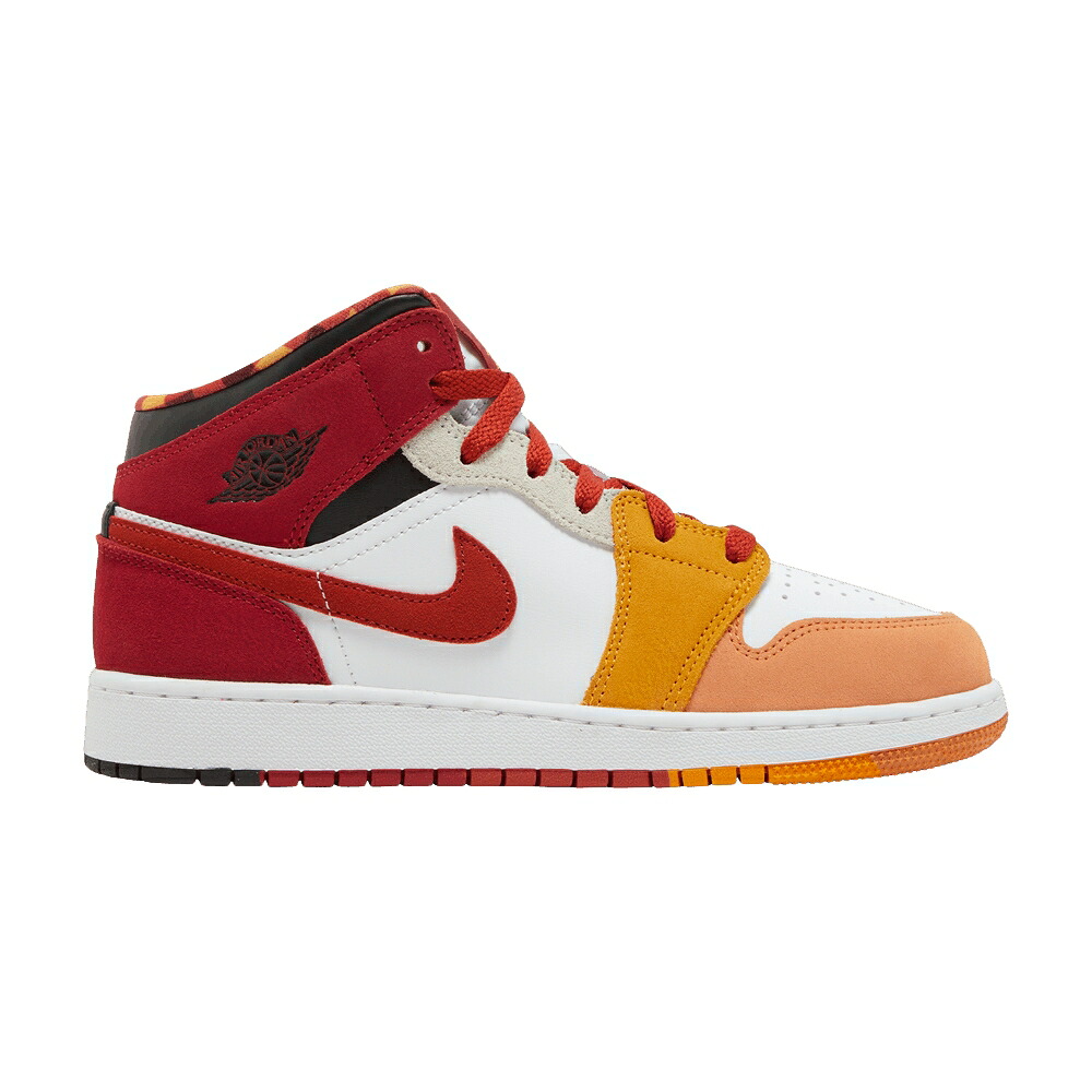 ナイキ ミッド 黒いこと 黒いこと ゴールド エアジョーダン \u0027PICNIC\u0027 御坊っちゃん キッズ AIR JORDAN AIR JORDAN 1 MID SE GS / PAPRIKA BLACK CANYON GOLD もの言う花 マタニティ スニーカー キッズ・ベビー・マタニティ-スニーカー