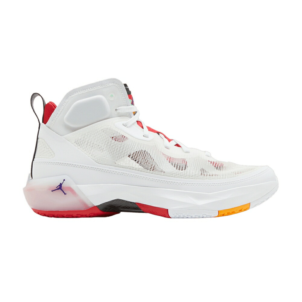 ナイキ 白色 ホワイト 赤 レッド 銀色 シルバー エアジョーダン HARE スニーカー メンズ AIR JORDAN AIR JORDAN 37 PF / WHITE TRUE RED LIGHT SILVER