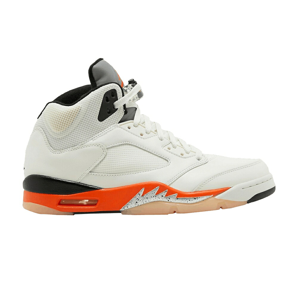 ナイキ 橙 オレンジ エアジョーダン 'SHATTERED BACKBOARD' スニーカー メンズ AIR JORDAN AIR JORDAN 5 RETRO SAMPLE / SAIL ORANGE BLAZE METALLIC｜スニケス