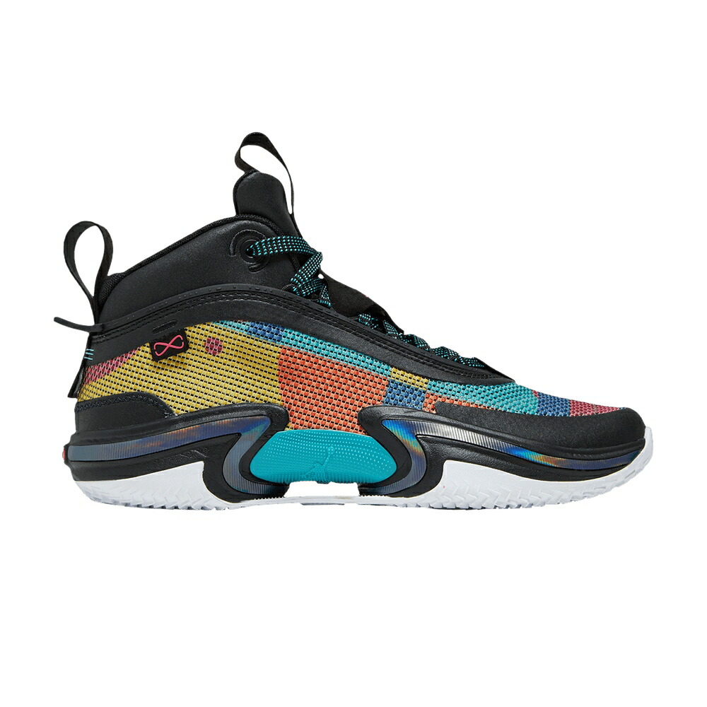 ナイキ 黒色 ブラック エアジョーダン 'BLACK MULTICOLOR' ジュニア キッズ AIR JORDAN AIR JORDAN 36 GS MULTI-COLOR' / BLACK WASHED TEAL VIVID SULFUR ベビー マタニティ スニーカー