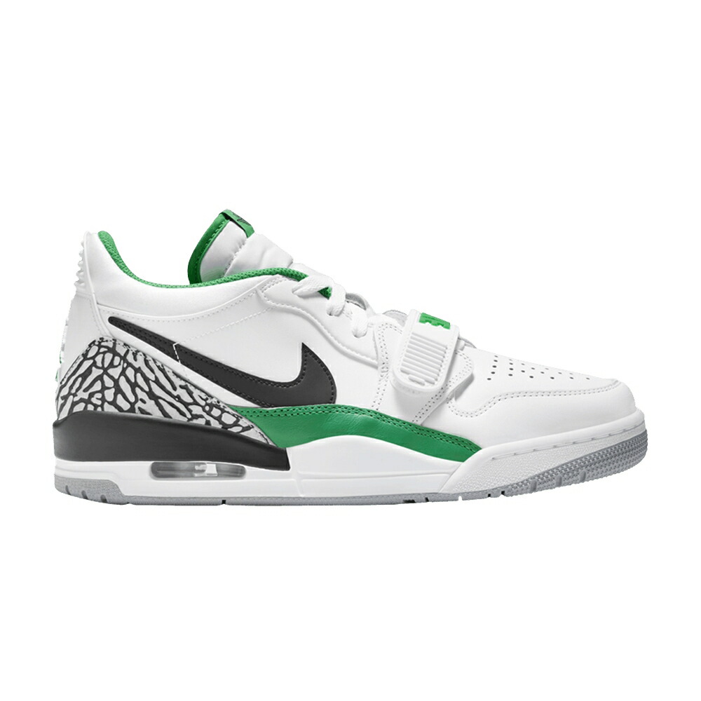 ナイキ レガシー 白色 ホワイト 黒色 ブラック 緑 グリーン エアジョーダン CELTICS スニーカー メンズ AIR JORDAN AIR JORDAN LEGACY 312 / WHITE BLACK WHITE LUCKY GREEN