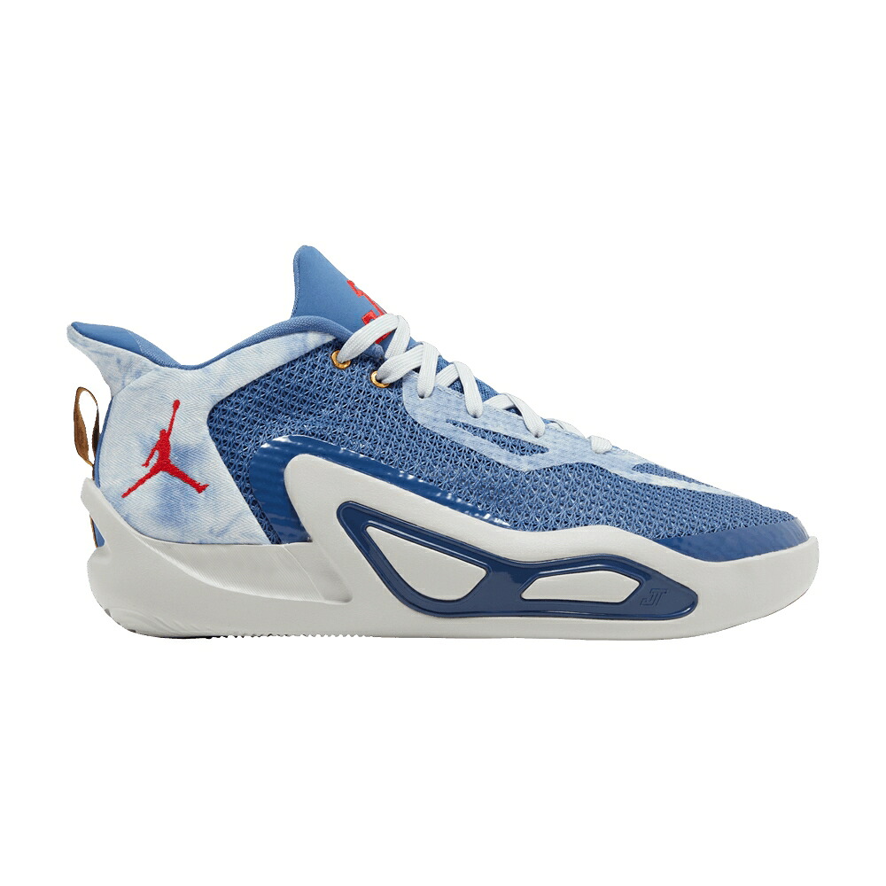 ナイキ 青味 青み 赤 赤いこと エアジョーダン \u0027DENIM\u0027 御坊っちゃん キッズ AIR JORDAN AIR JORDAN TATUM 1 GS / STONE BLUE UNIVERSITY RED MYSTIC もの言う花 マタニティ スニーカー