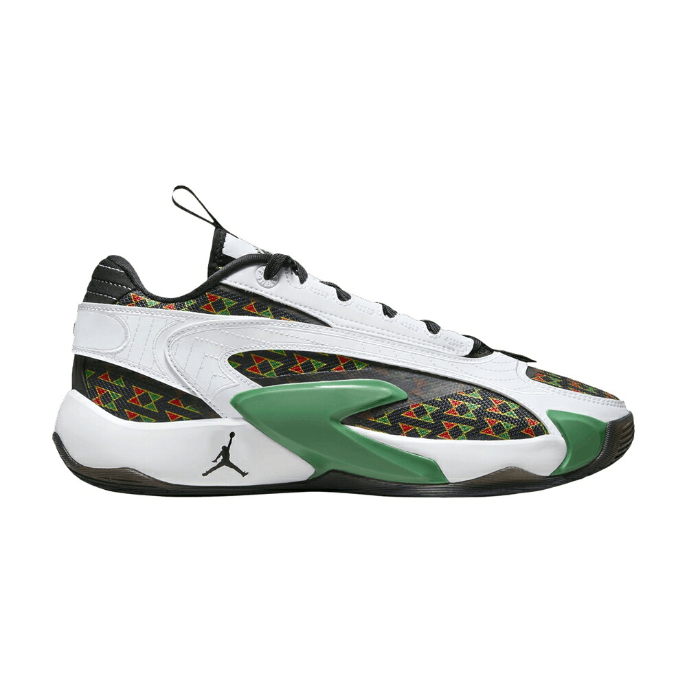 ナイキ 白色 ホワイト 黒色 ブラック 赤 レッド エアジョーダン 'QUAI 54' スニーカー メンズ AIR JORDAN AIR JORDAN LUKA 2 PF / WHITE BLACK UNIVERSITY RED|スニケス