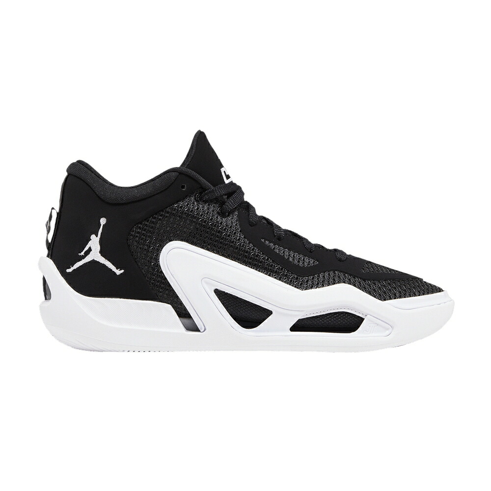 ナイキ 黒いこと 黒いこと 白いこと 白いこと エアジョーダン \u0027BLACK WHITE\u0027 スニーカー メンズ AIR JORDAN AIR JORDAN TATUM 1 結核症 / BLACK WHITE スニーカー-靴