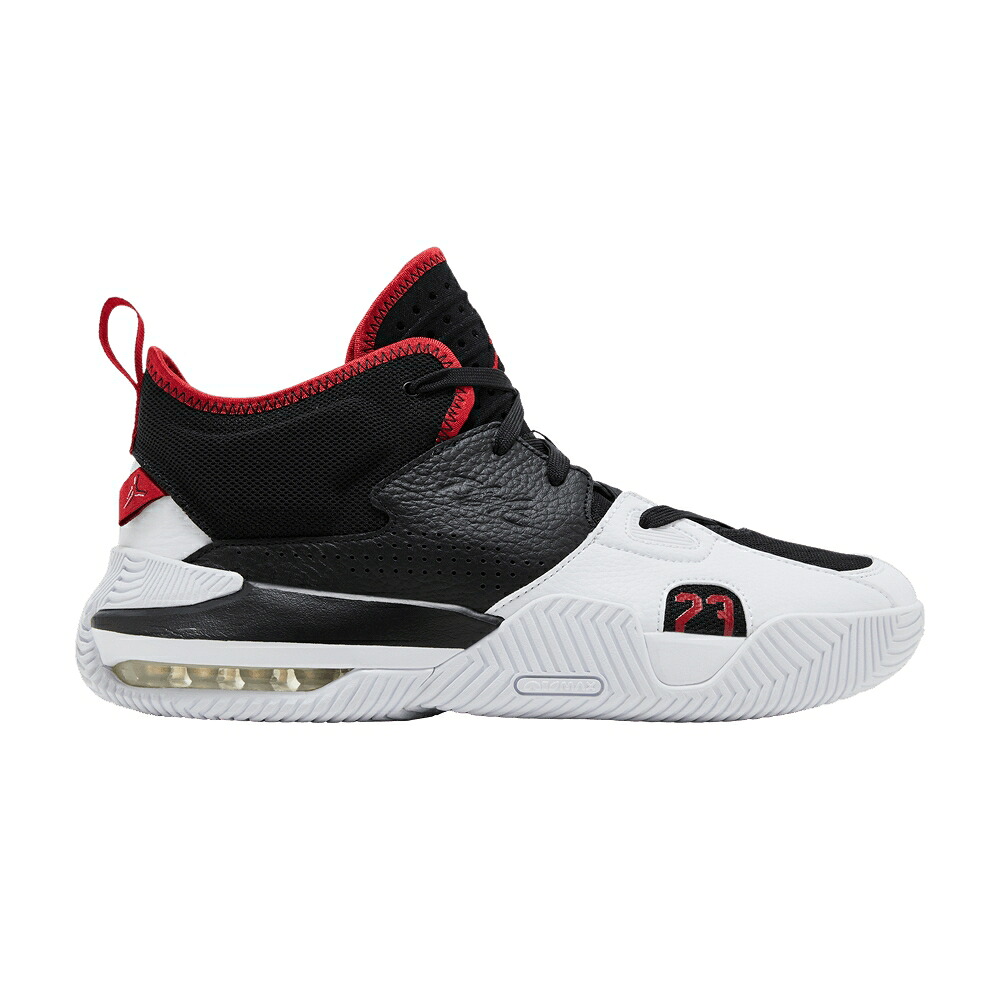 ナイキ 白いこと 白いこと 赤 赤いこと 黒いこと 黒いこと エアジョーダン \u0027BLACK RED\u0027 スニーカー メンズ AIR JORDAN AIR JORDAN STAY LOYAL 2 WHITE GYM / GYM RED BLACK WHITE 靴-スニーカー