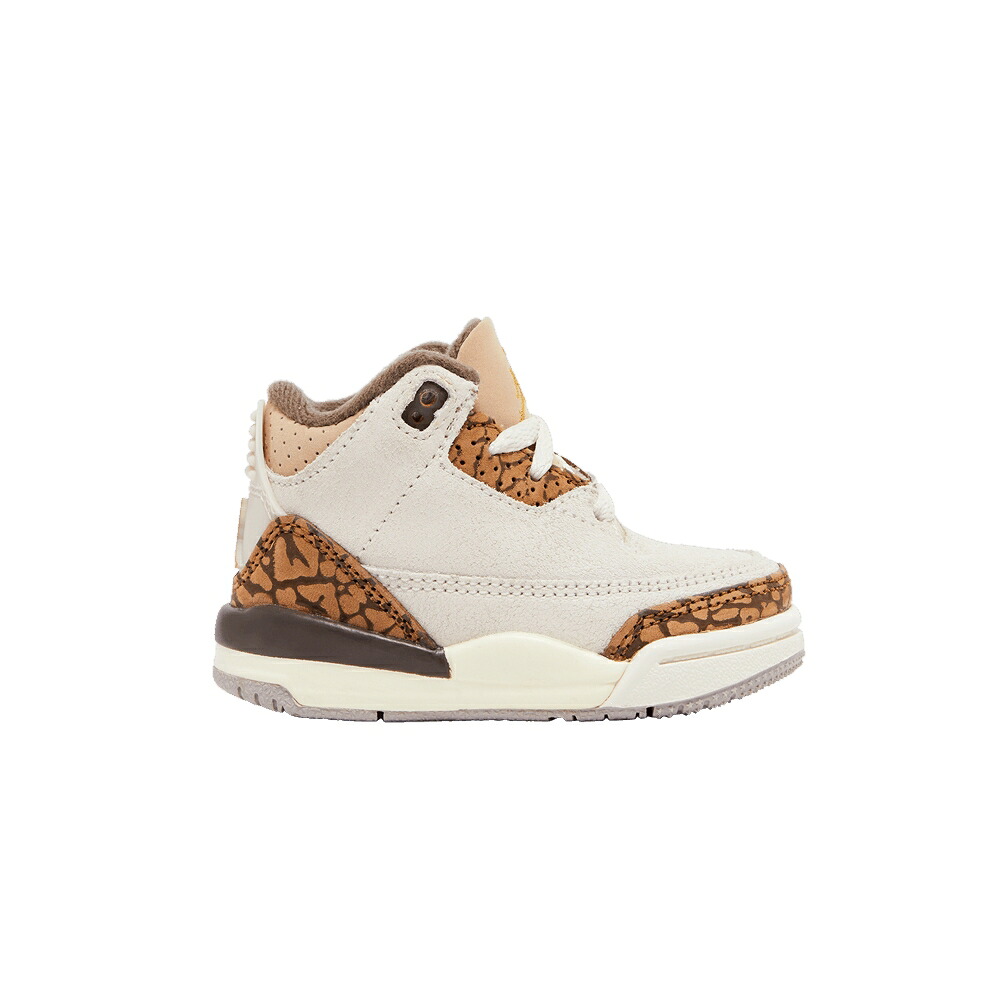 ナイキ 赤銅色 赤銅色 エアジョーダン \u0027PALOMINO\u0027 もの言う花 AIR JORDAN AIR JORDAN 3 RETRO TD / LIGHT OREWOOD BROWN METALLIC ベビーファッション-キッズ・ベビー・マタニティ-靴