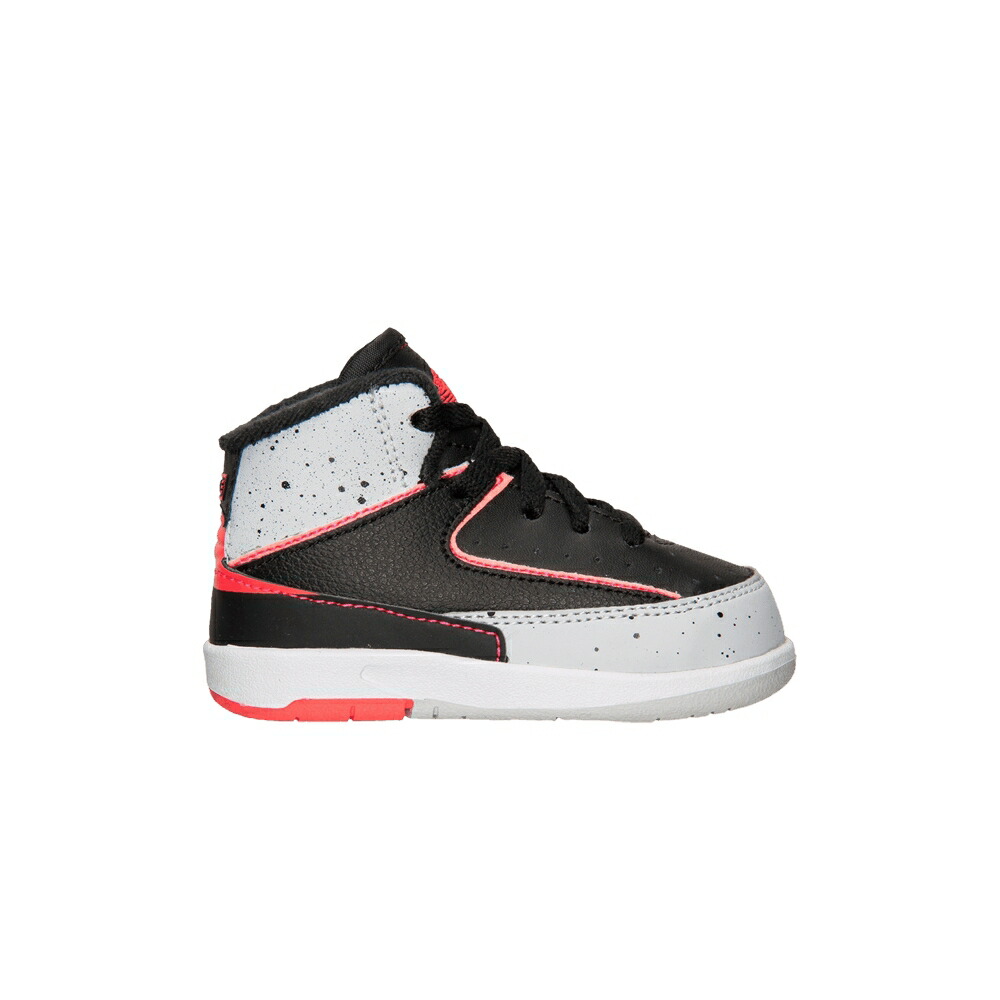 ナイキ 黒色 ブラック ピュア プラチナム エアジョーダン 'INFRARED 23' スニーカー メンズ AIR JORDAN AIR JORDAN 2 RETRO BT / BLACK INFRARED 23 PURE PLATINUM|スニケス