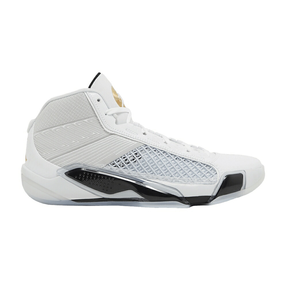 ナイキ 白いこと 白いこと ゴールド 純然たる エアジョーダン \u0027FIBA\u0027 スニーカー メンズ AIR JORDAN AIR JORDAN 38 / WHITE METALLIC GOLD PURE