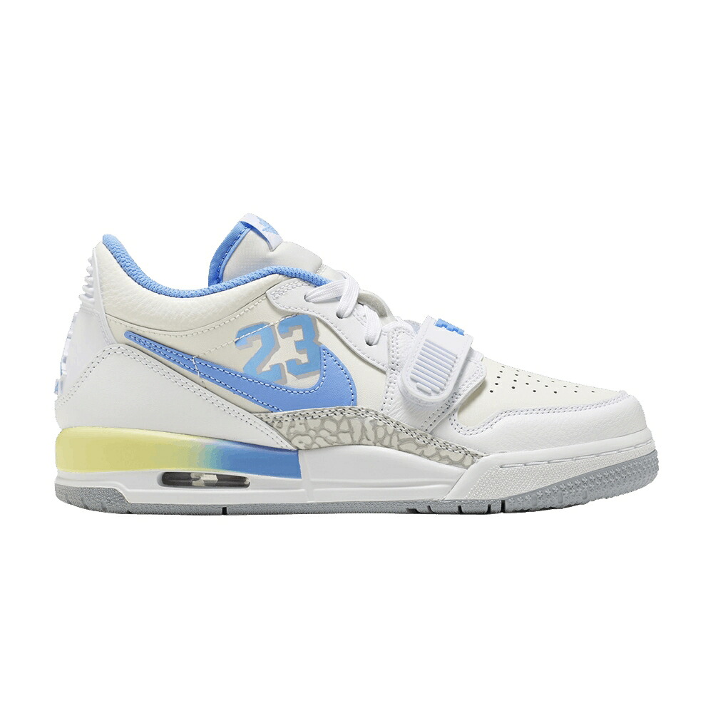 ナイキ レガシー 白色 ホワイト 青色 ブルー エアジョーダン '23 BLUE' ジュニア キッズ AIR JORDAN AIR JORDAN LEGACY 312 LOW GS - UNIVERSITY / SAIL WHITE UNIVERSITY BLUE WHITE ベビー マタニティ スニーカー｜スニケス 42,300円