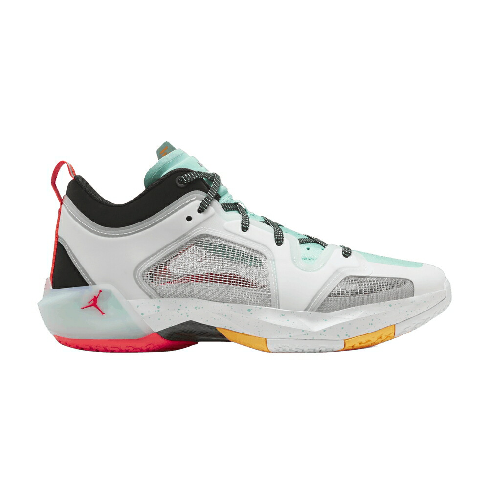 ナイキ 白色 ホワイト 銀色 シルバー エアジョーダン ILVER GREEN スニーカー メンズ AIR JORDAN GUO AILUN X AIR JORDAN 37 LOW PF ISLAND / WHITE METALLIC SILVER ISLAND
