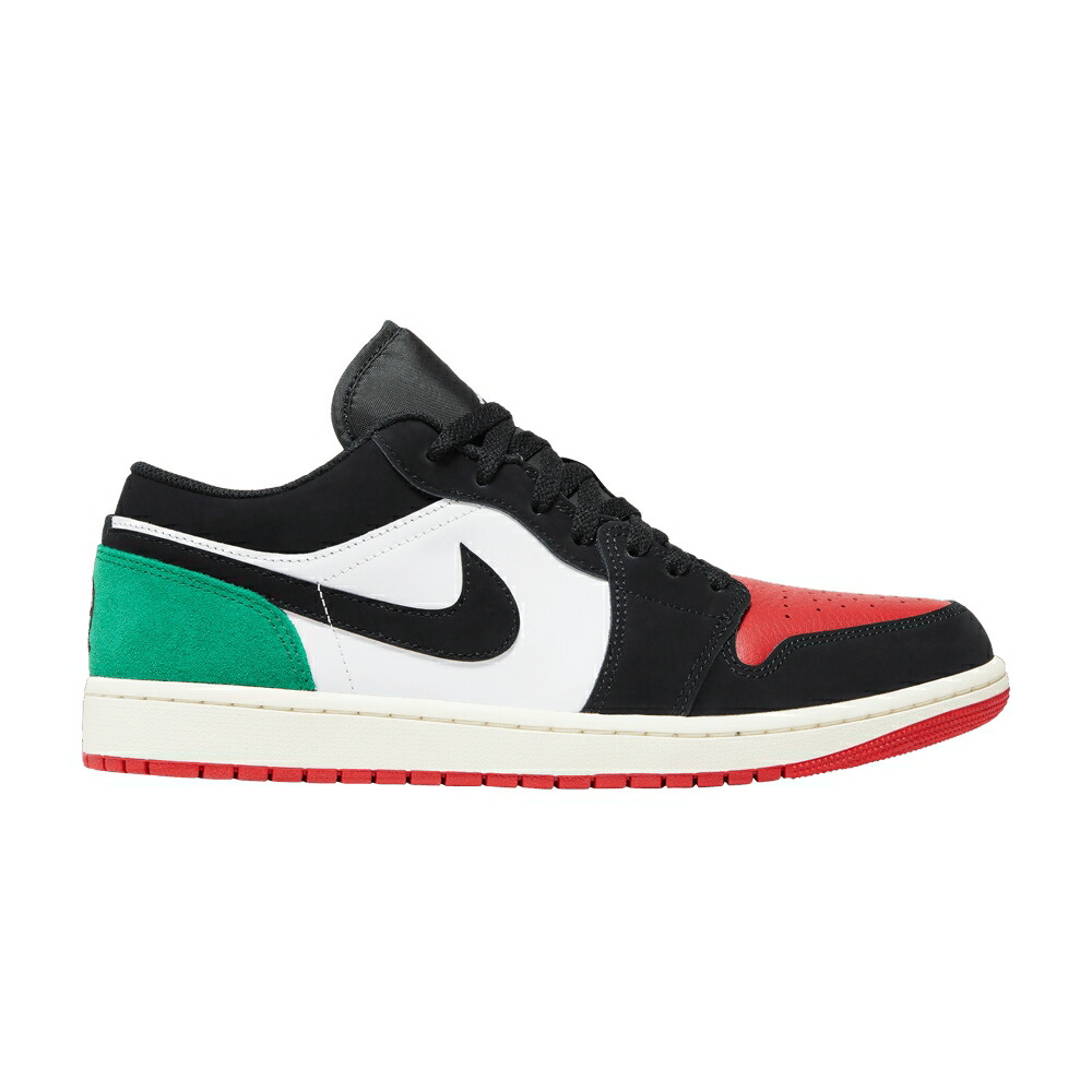 ナイキ 白色 ホワイト 黒色 ブラック 赤 レッド エアジョーダン QUAI 2023 スニーカー メンズ AIR JORDAN AIR JORDAN 1 LOW 54 / WHITE BLACK UNIVERSITY RED