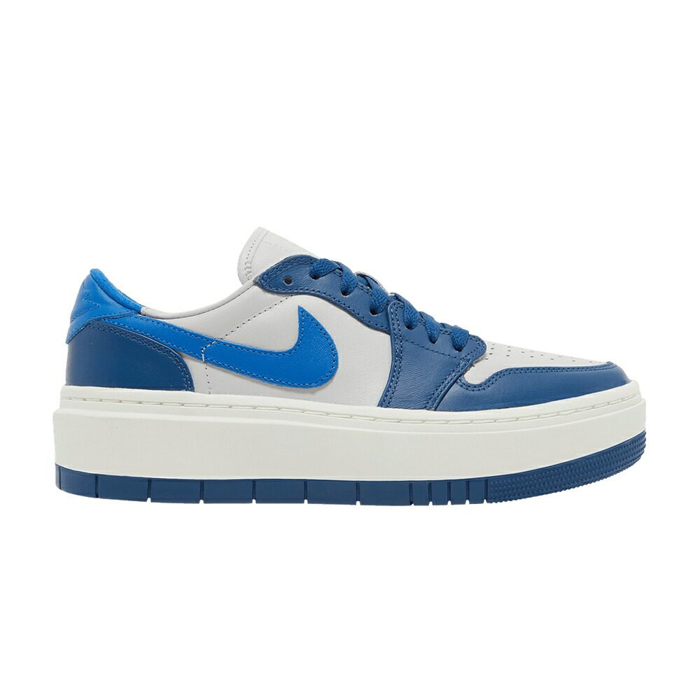 ナイキ 青色 ブルー 灰色 グレー エアジョーダン FRENCH BLUE スニーカー レディース AIR JORDAN WMNS AIR JORDAN 1 ELEVATE LOW / FRENCH BLUE NEUTRAL GREY SAIL