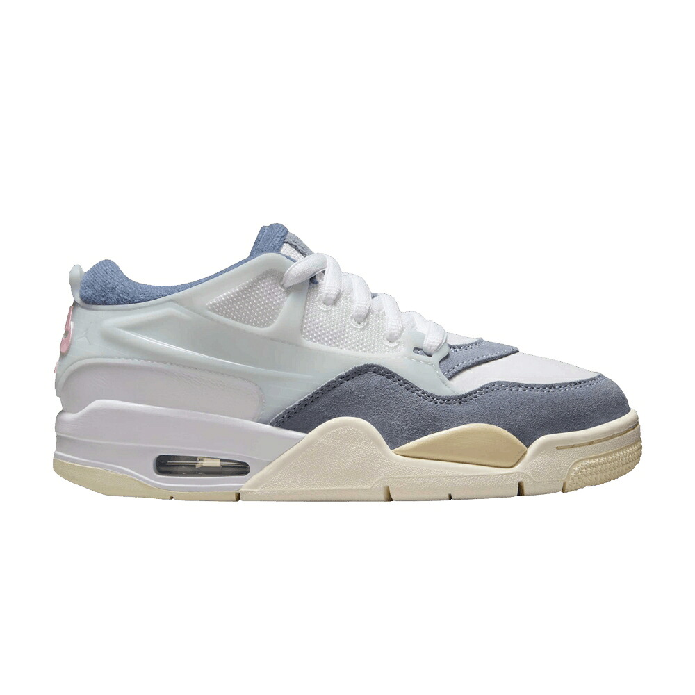 ナイキ 青色 ブルー 白色 ホワイト ピンク エアジョーダン 'DIFFUSED SLATE' ジュニア キッズ AIR JORDAN AIR JORDAN 4 RM GS BLUE ASHEN / WHITE PRISM PINK DIFFUSED BLUE ベビー マタニティ スニーカー|スニケス
