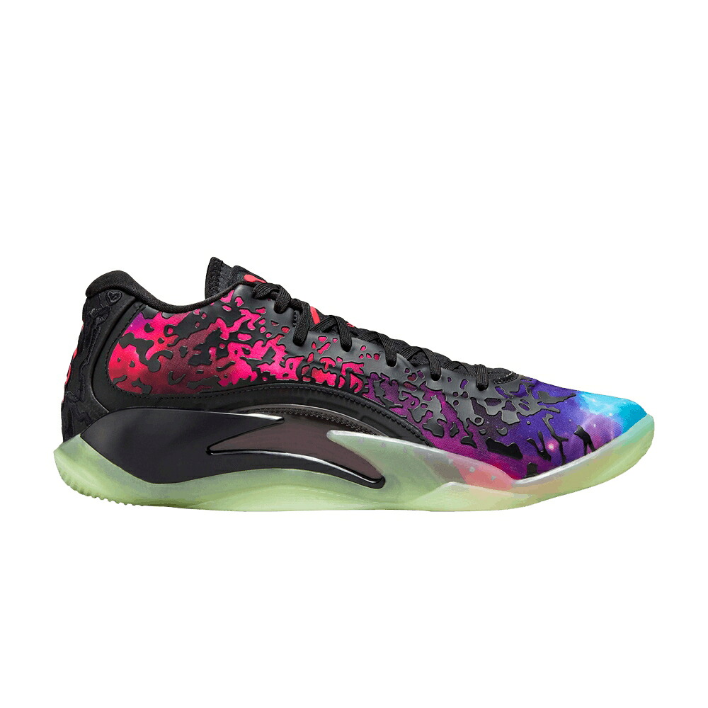 ナイキ 黒いこと 黒いこと 赤 赤いこと 紫 パープル エアジョーダン \u0027LIFT OFF\u0027 スニーカー メンズ AIR JORDAN AIR JORDAN ZION 3 PF / BLACK SOLAR RED VIVID PURPLE 靴-メンズ靴-スニーカー