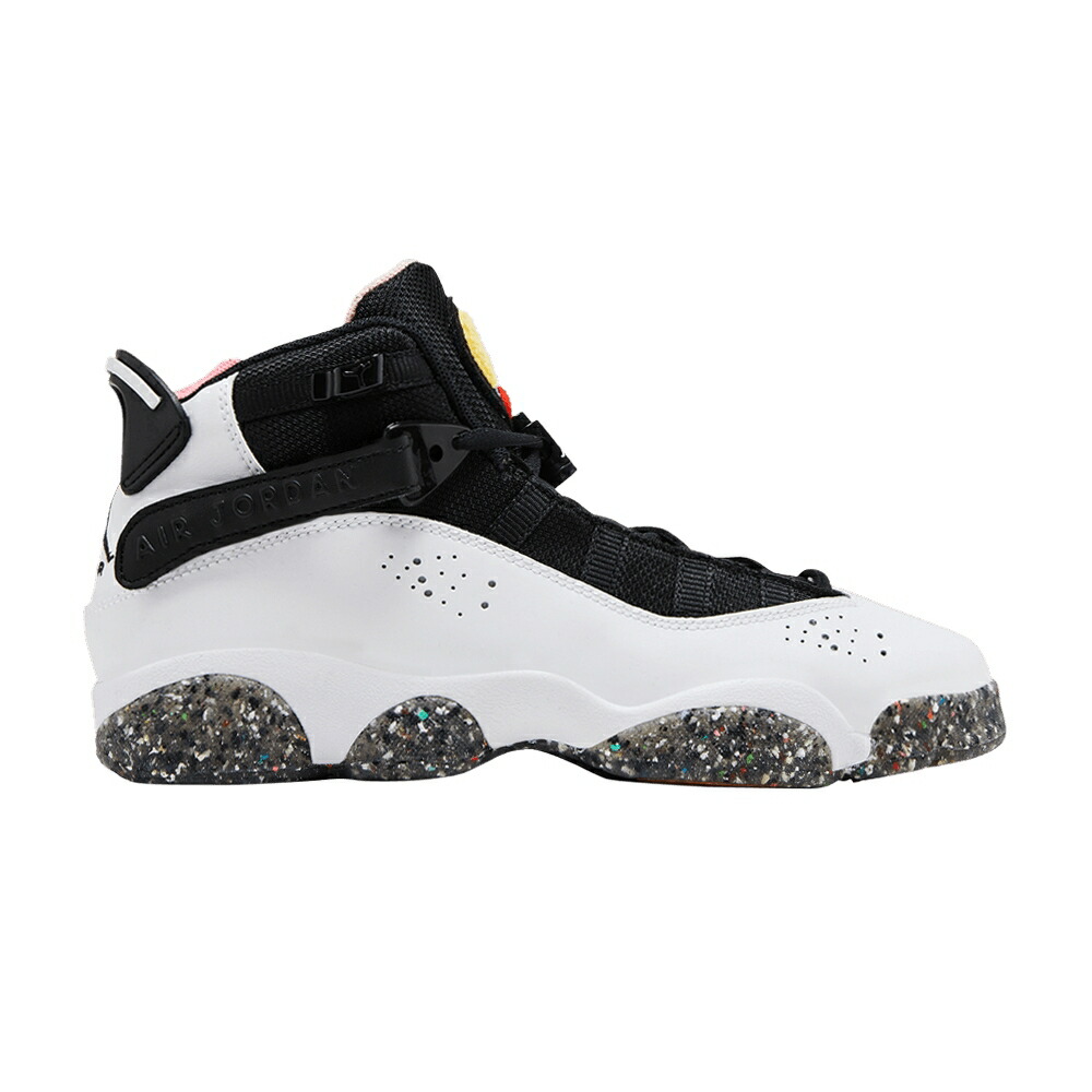 ナイキ リング 白色 ホワイト 赤 レッド エアジョーダン GRIND RUBBER ジュニア キッズ AIR JORDAN AIR JORDAN 6 RINGS GS / WHITE CORAL CHALK PICANTE RED ベビー マタニティ スニーカー