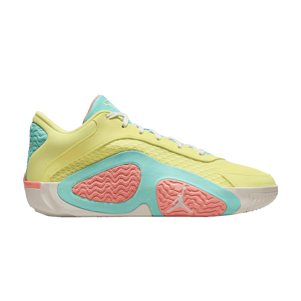 ナイキ 緑 グリーン エアジョーダン LEMONADE スニーカー メンズ AIR JORDAN AIR JORDAN TATUM 2 PF / LIGHT ZITRON SAIL AURORA GREEN