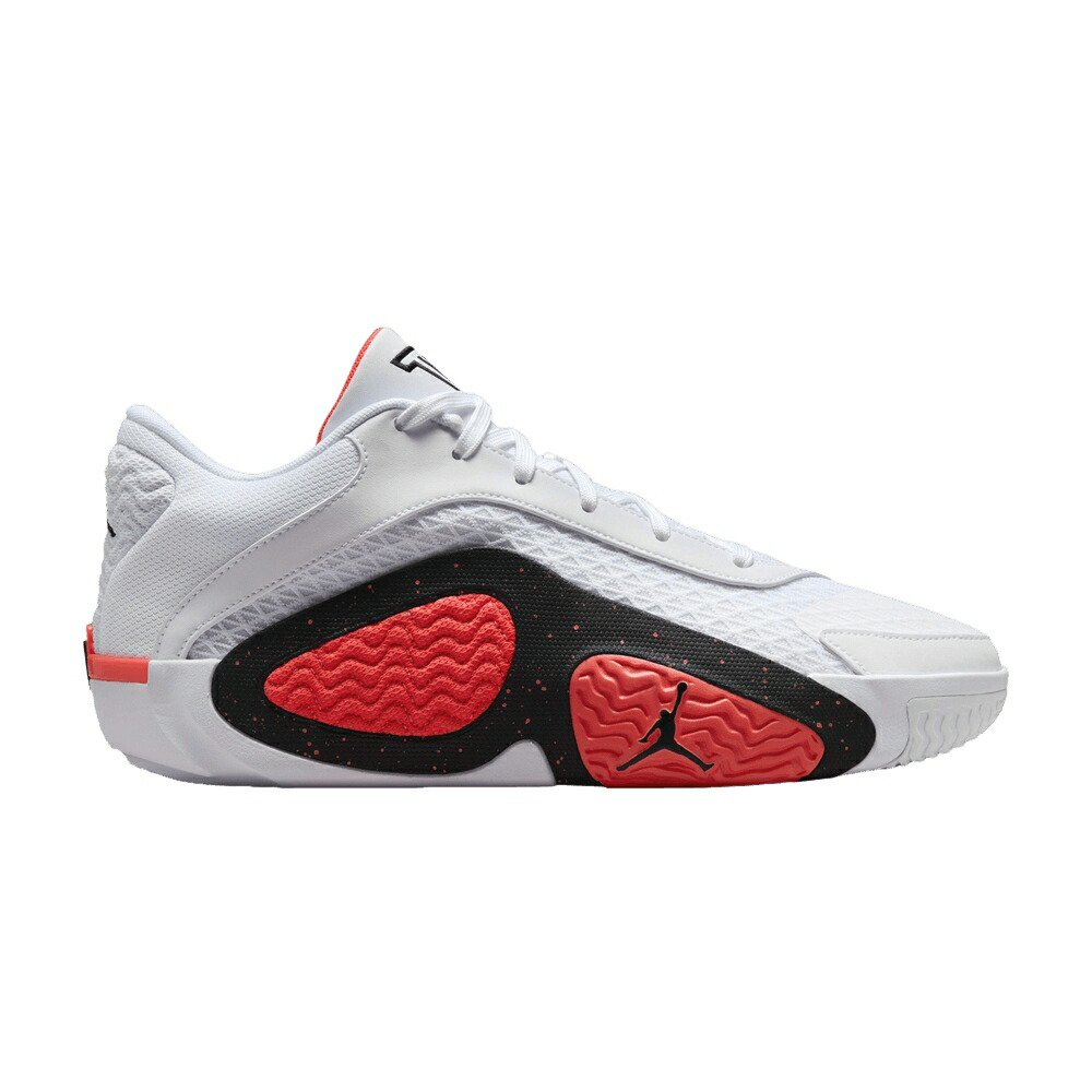 ナイキ 白色 ホワイト クリムゾン 黒色 ブラック エアジョーダン RED CEMENT スニーカー メンズ AIR JORDAN AIR JORDAN TATUM 2 PF / WHITE BRIGHT CRIMSON BLACK