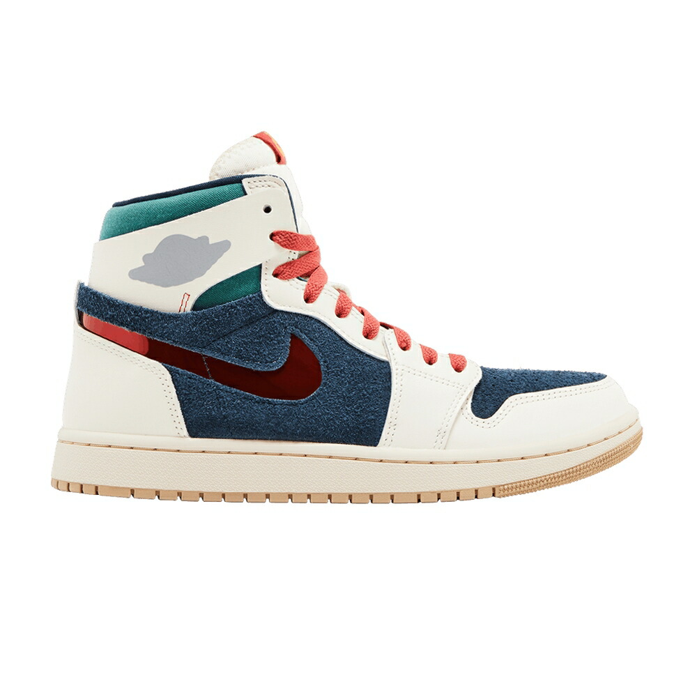 ナイキ ハイ ズーム アイボリー 紺色 ネイビー エアジョーダン YOURE WELCOME スニーカー レディース AIR JORDAN WMNS AIR JORDAN 1 HIGH ZOOM COMFORT 2 SE / PALE IVORY ARMORY NAVY