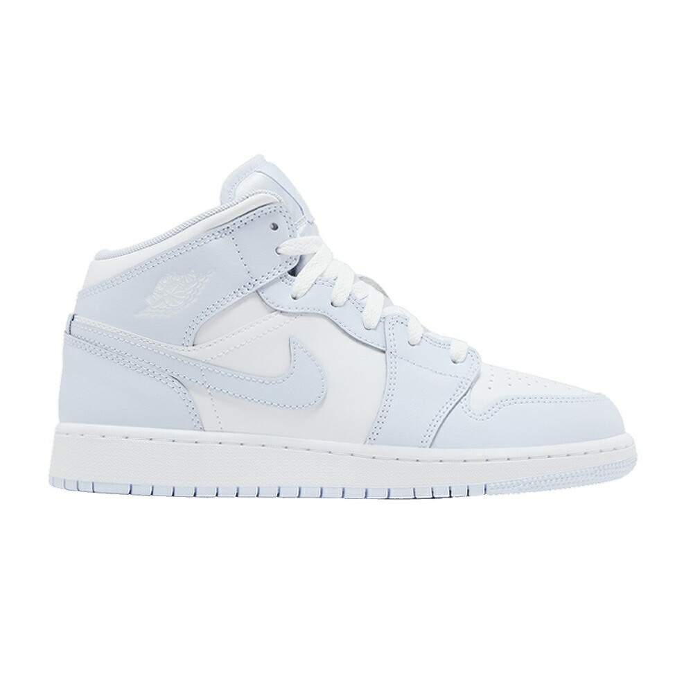 ナイキ ミッド 白色 ホワイト 灰色 グレー エアジョーダン 'COBALT BLISS' ジュニア キッズ AIR JORDAN AIR JORDAN 1 MID GS / COBALT BLISS WHITE NEUTRAL GREY ベビー マタニティ スニーカー