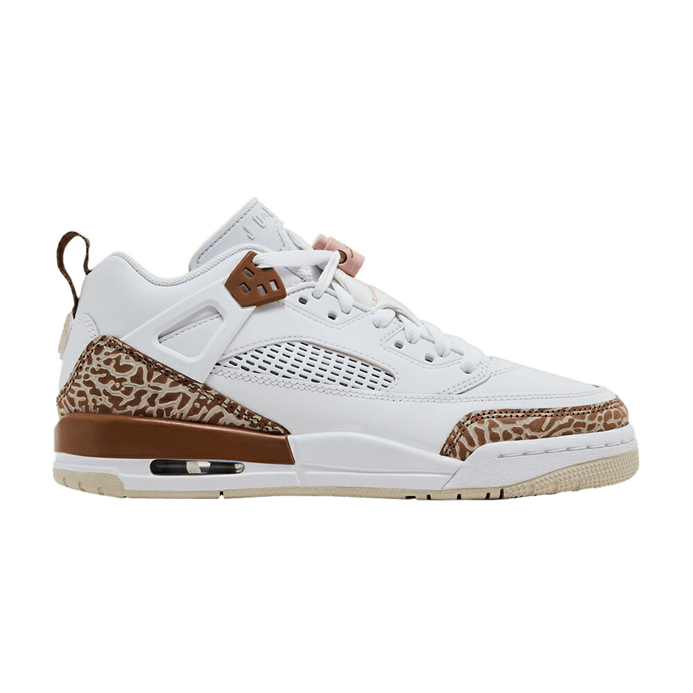 ナイキ 白色 ホワイト 茶色 ブラウン エアジョーダン 'ARCHAEO BROWN' ジュニア キッズ AIR JORDAN AIR JORDAN SPIZIKE LOW GS / WHITE ARCHAEO BROWN LIGHT BONE ベビー マタニティ スニーカー