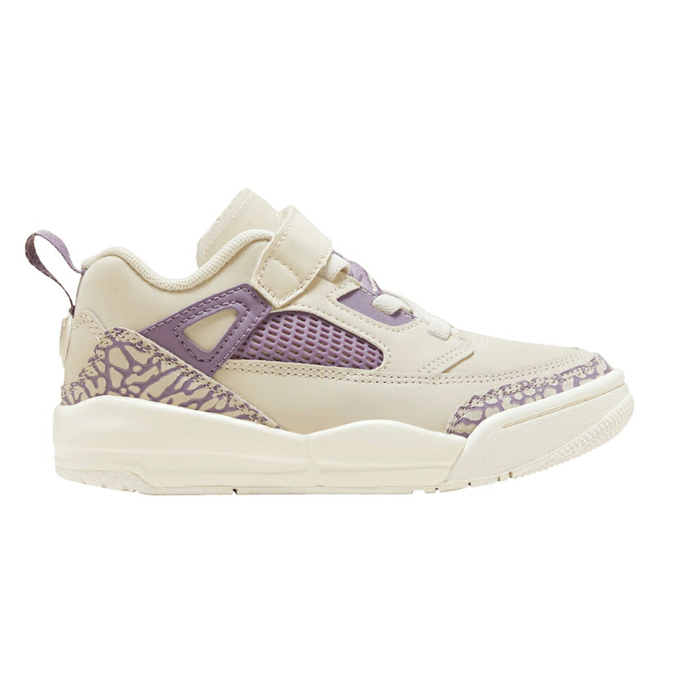 ナイキ レジェンド 茶色 ブラウン 紫 バイオレット エアジョーダン LET PLAY! ジュニア キッズ AIR JORDAN AIR JORDAN SPIZIKE LOW PS S / LEGEND LIGHT BROWN VIOLET DUST ベビー マタニティ スニーカー