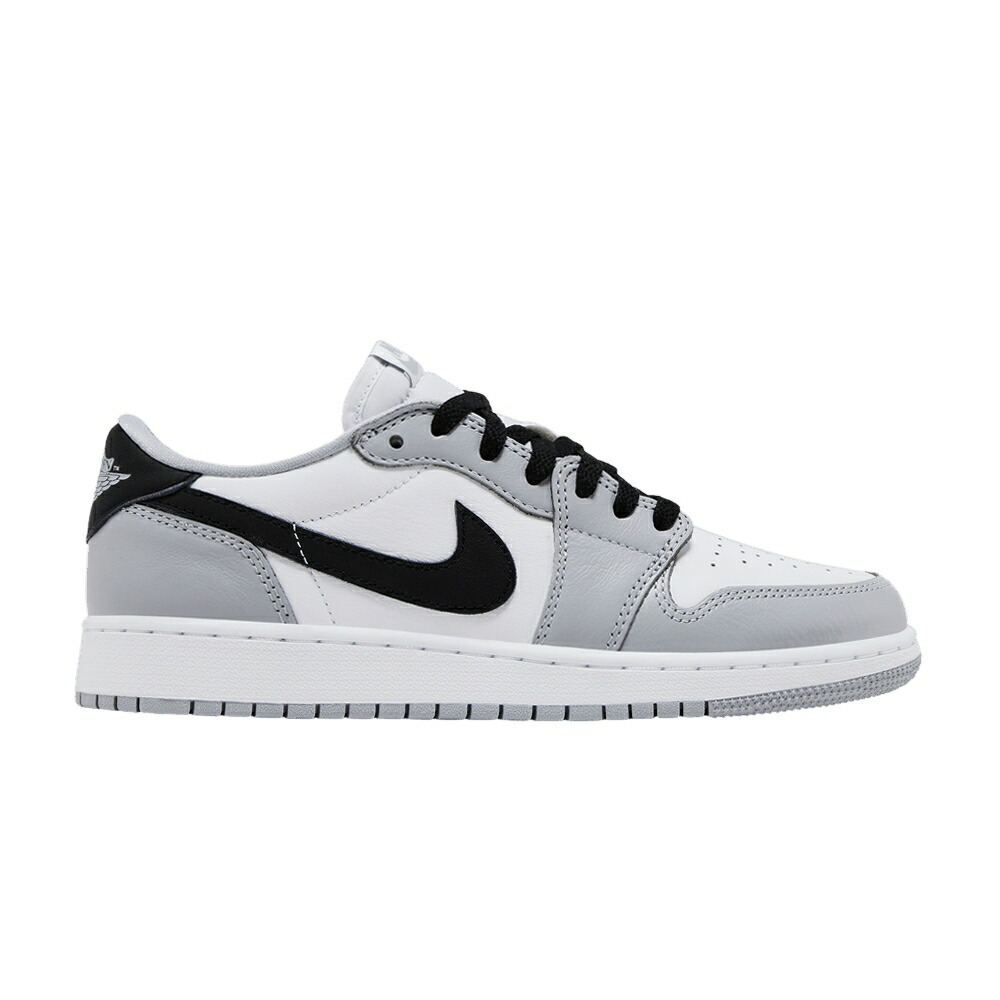 ナイキ 白色 ホワイト 黒色 ブラック 灰色 グレー エアジョーダン BARONS ジュニア キッズ AIR JORDAN AIR JORDAN 1 RETRO LOW OG GS / WHITE BLACK WOLF GREY ベビー マタニティ スニーカー