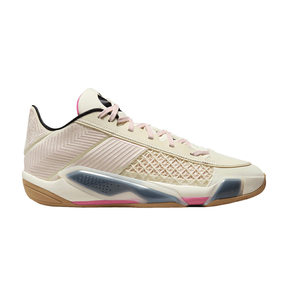 ナイキ 黒いこと 黒いこと エアジョーダン \u0027FRESH START\u0027 スニーカー メンズ AIR JORDAN AIR JORDAN 38 LOW PF / COCONUT MILK BLACK ATMOSPHERE