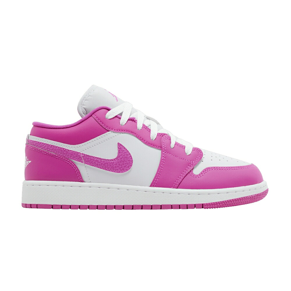 ナイキ 火の手 サクラ色 白いこと 白いこと エアジョーダン \u0027FIRE PINK\u0027 御坊っちゃん キッズ AIR JORDAN AIR JORDAN 1 LOW GS / FIRE PINK WHITE IRIS WHISPER もの言う花 マタニティ スニーカー