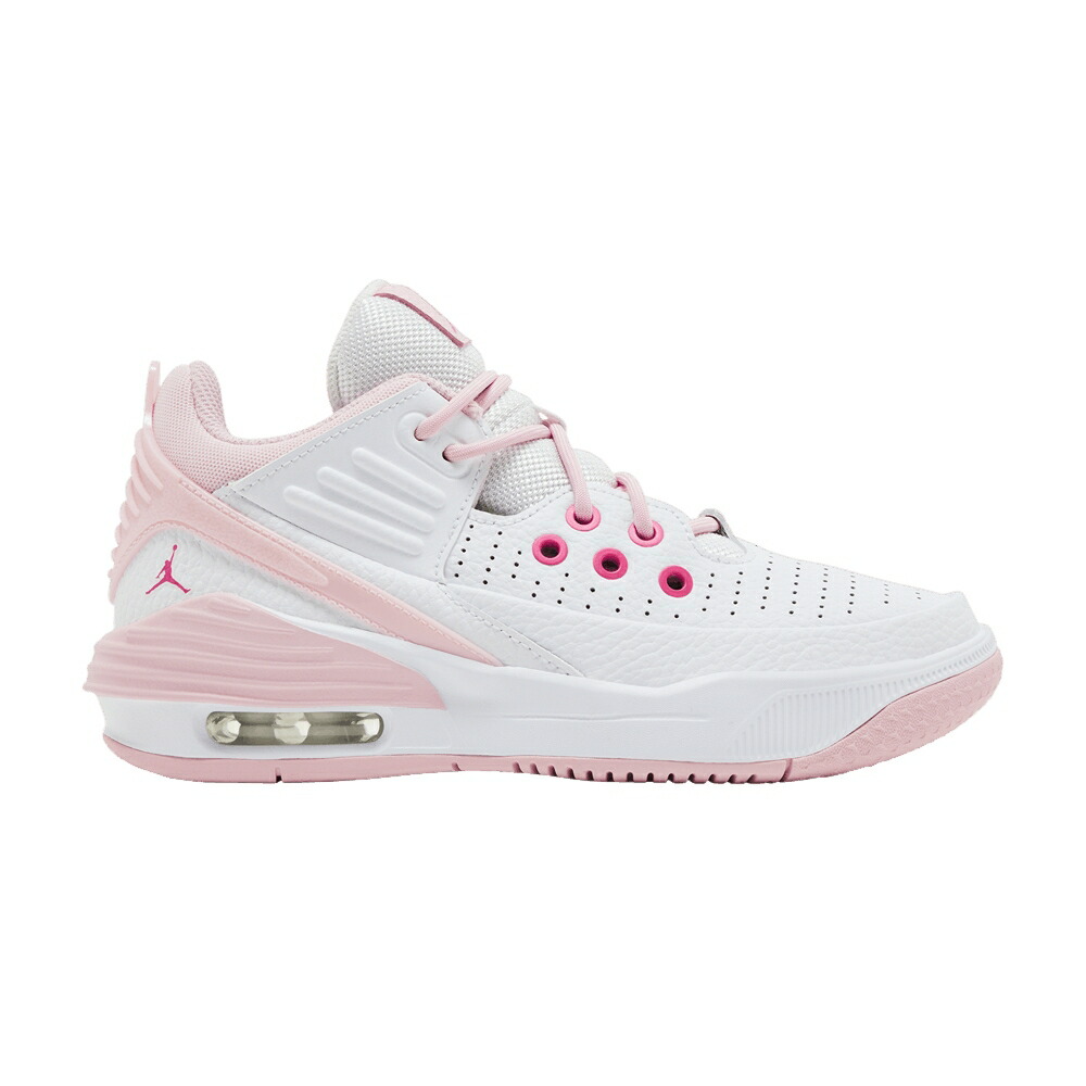 ナイキ マックス 佇まい 白いこと 白いこと サクラ色 エアジョーダン \u0027WHITE PINK\u0027 御坊っちゃん キッズ AIR JORDAN AIR JORDAN MAX AURA 5 GS FIERCE / WHITE FIERCE PINK MEDIUM SOFT もの言う花 マタニティ スニーカー