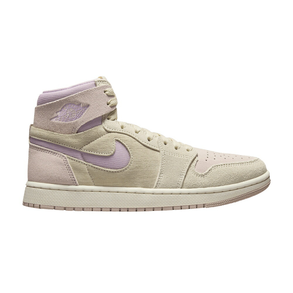 ナイキ ハイ ズーム ベージュ エアジョーダン MUSLIN CHALK スニーカー レディース AIR JORDAN WMNS AIR JORDAN 1 HIGH ZOOM COMFORT 2 PLUM / MUSLIN PARTICLE BEIGE SAIL PLUM