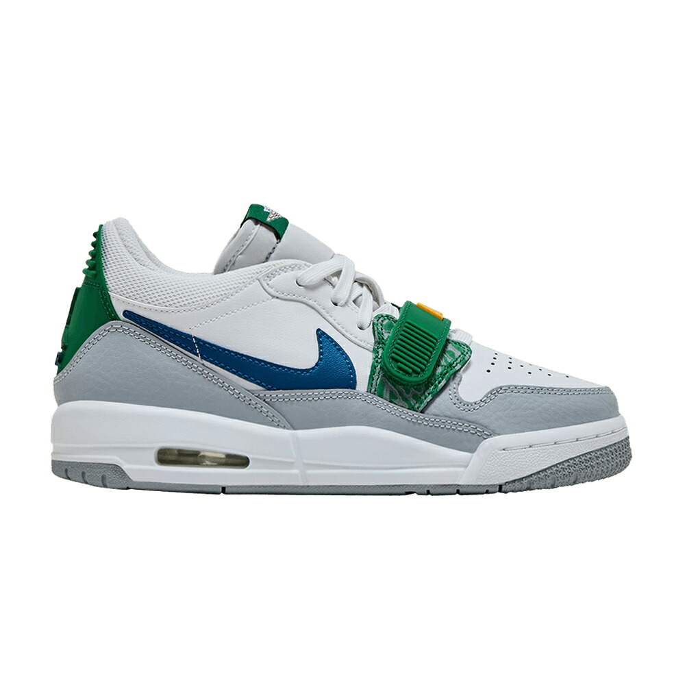 ナイキ レガシー 白色 ホワイト 灰色 グレー 緑 グリーン エアジョーダン 'WHITE BLUE' ジュニア キッズ AIR JORDAN AIR JORDAN LEGACY 312 LOW GS PINE INDUSTRIAL / WHITE WOLF GREY PINE GREEN ベビー マタニティ