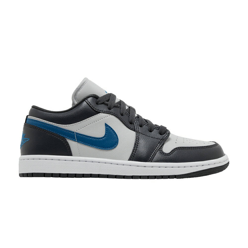 ナイキ 灰色 グレー 白色 ホワイト エアジョーダン ANTHRACITE BLUE スニーカー レディース AIR JORDAN WMNS AIR JORDAN 1 LOW INDUSTRIAL / ANTHRACITE NEUTRAL GREY WHITE