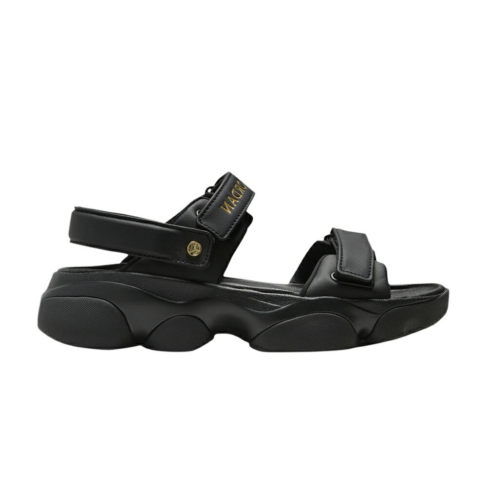 ナイキ 黒いこと 黒いこと ゴールド エアジョーダン \u0027BLACK GOLD\u0027 スニーカー レディース AIR JORDAN AIR JORDAN WMNS DEJA SANDAL METALLIC / BLACK METALLIC GOLD