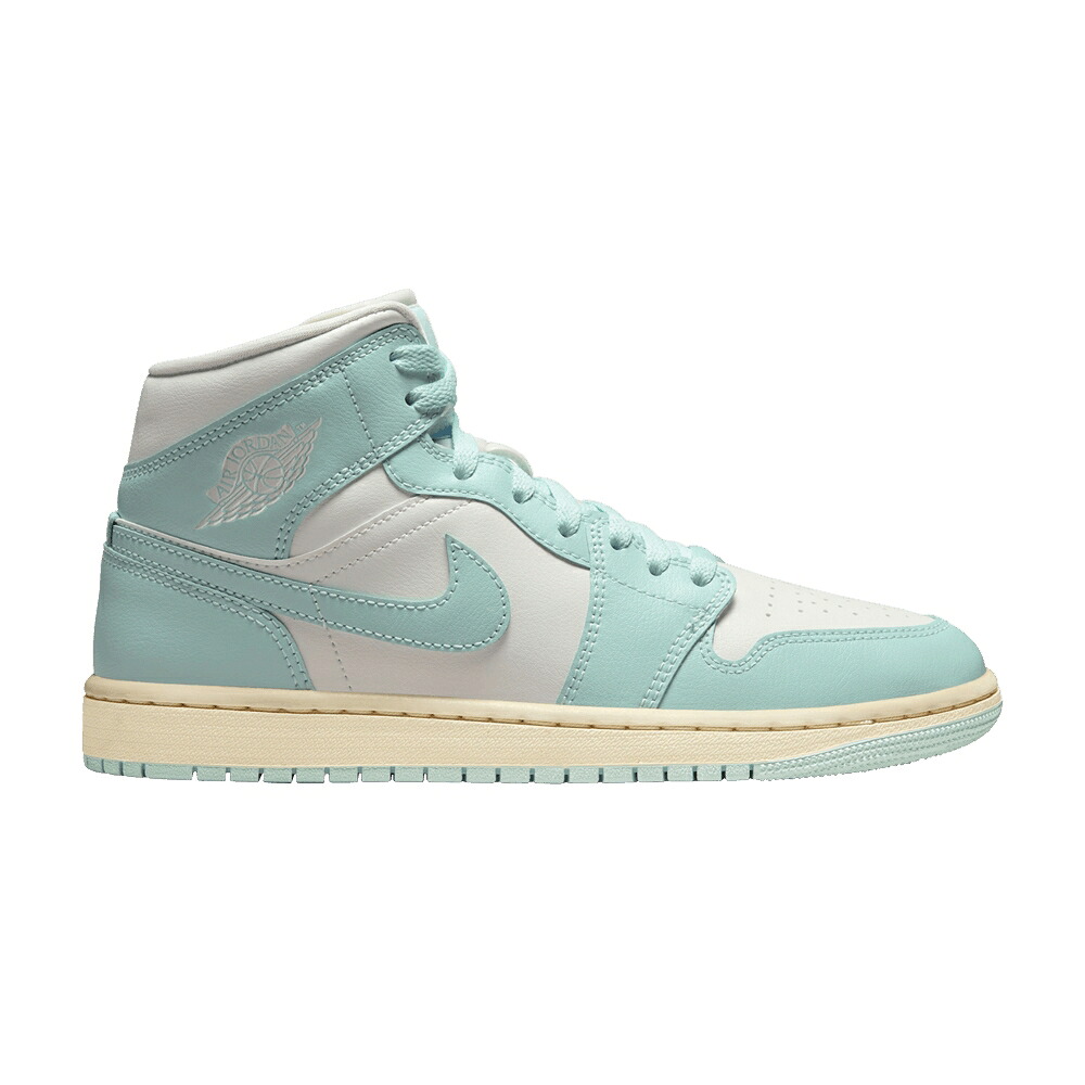 ナイキ ミッド エアジョーダン \u0027LIGHT DEW\u0027 スニーカー レディース AIR JORDAN WMNS AIR JORDAN 1 MID / SAIL LIGHT DEW MUSLIN