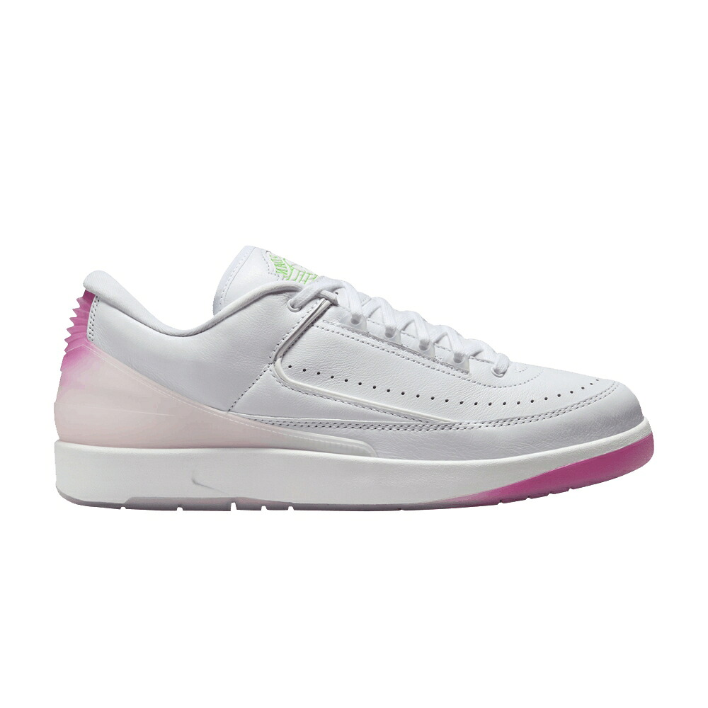 ナイキ 白いこと 白いこと サクラ色 エアジョーダン \u0027CHERRY BLOSSOM\u0027 スニーカー メンズ AIR JORDAN AIR JORDAN 2 RETRO LOW / WHITE PLAYFUL PINK CACAO WOW