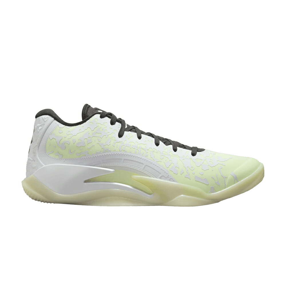 ナイキ 白いこと 白いこと 黒いこと 黒いこと エアジョーダン \u0027NO GUTS\u0027 スニーカー メンズ AIR JORDAN AIR JORDAN ZION 3 PF / WHITE WHITE BLACK BARELY VOLT
