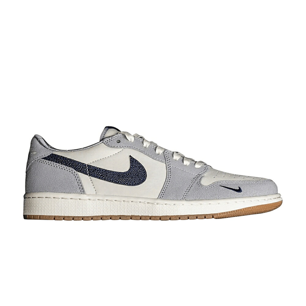 ナイキ 灰色 グレー カレッジ エアジョーダン 'GEORGETOWN' スニーカー メンズ AIR JORDAN AIR JORDAN 1 RETRO LOW OG PE / COCONUT MILK WOLF GREY COLLEGE