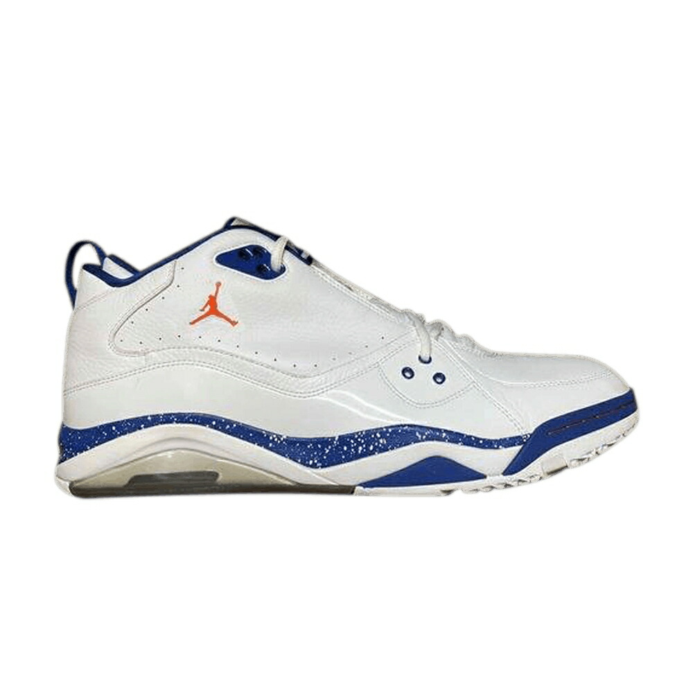 ナイキ ニックス 白色 ホワイト 橙 オレンジ 青色 ブルー エアジョーダン OL JARED HOME スニーカー メンズ AIR JORDAN AIR JORDAN SCHOOL 3 5/8TH JEFFRIES - KNICKS PE / WHITE ORANGE FLASH BLUE RIBBON